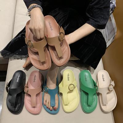 China New Fashion Trend Fashion Summer Casual Slippers Arket Outdoor Flip Flops For Women Anti Slip Ladies for sale