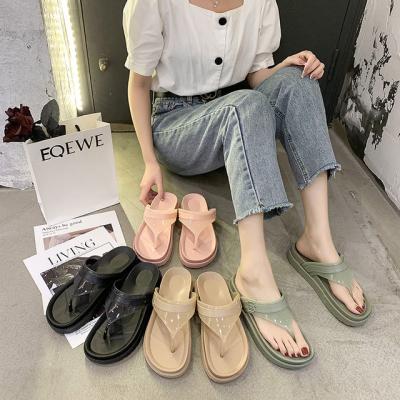 China Fashion Trend Fashion Trend Anti Slip Ladies Summer Casual Slippers Hot Sale Outdoor Women Flip Flops for sale