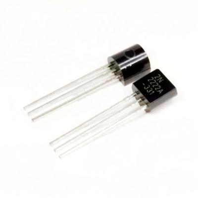 China 2N2222A 2N2222A Electronic Components NPN Transistor 40V 600mA 250MHz 625mW Through Hole TO-92 2N2222A for sale