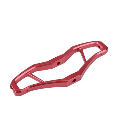 China Scooter Accessories CNC Machined Scooter Custom Parts Aluminum Treatment Red Oxidation for sale