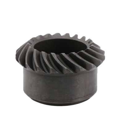 China Building material stores robot spur gear 45 steel high precision spiral bevel gear for motion transmitting 90 degree for sale