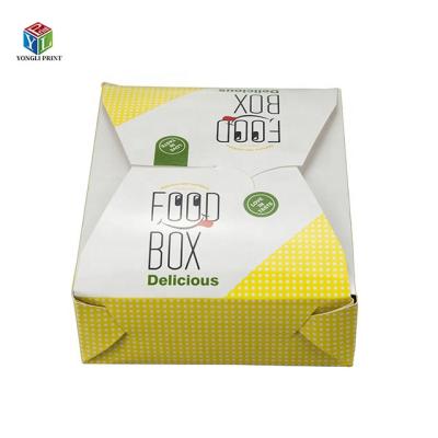 China Recycled Materials Cardboard Box Disposable Microwave Safe Paper Lunch Box, Cardboard Bento Lunch Box, Bento Packaging Brown UV Coating Varnish for sale