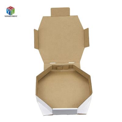 China OEM 9 Inch Pizza Biodegradable Packing Box Gold Customized Supplier for sale