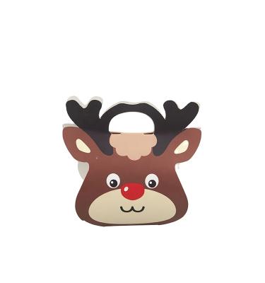 China Recycled Special Cute Custom Christmas Reindeer Cookie Box Printing Materials Printing Logo Gift Packaging Boxes Cheap for sale