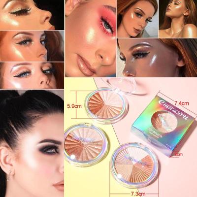 China Private Label OEM/ODM Concealer Waterproof Waterproof Increases Silhouette Lasting Makeup Non-Stick Highlighting Powder for sale