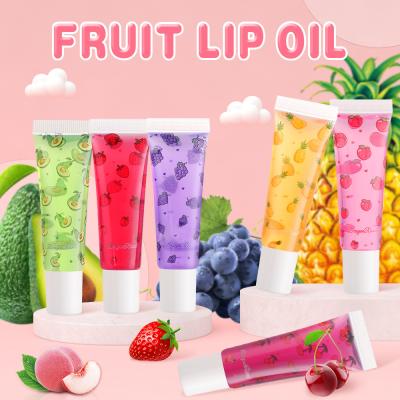 China Waterproof 6 Colors Amazon Fruit Makeup Hot Lip Balm Lipstick Long Lasting Nature Moisturizing Lip Care Hydrating Oil Tinted Lip Balm for sale