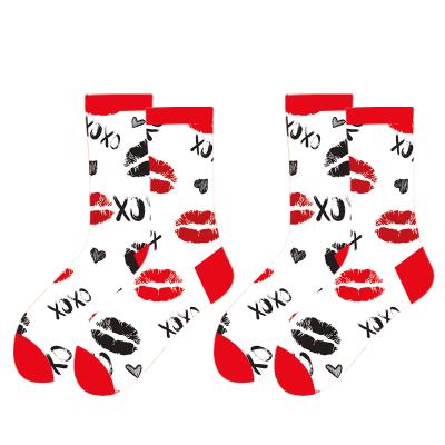 China Wholesale Custom Sporty High Quality Cotton Women Men Colorful Happy Socks for sale