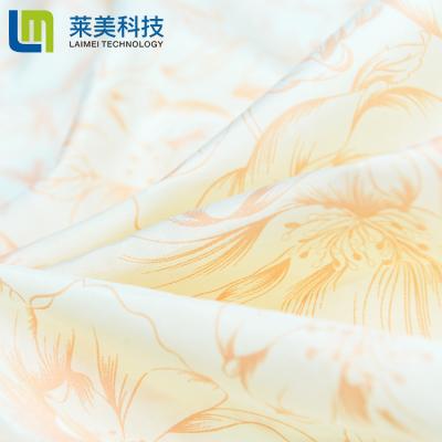 China Beautiful Polyester Pearl Print Stock Anti-Static Textile Fabric for sale