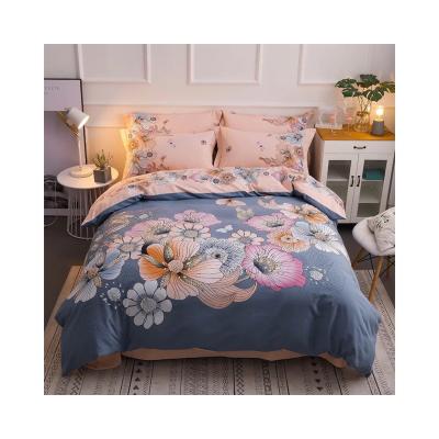 China Memory Printed Microfiber Fabric Plain Weave Bed Sheet Polyester Fabric for sale