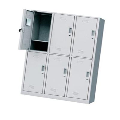 China Modern wholesale quality 201 stainless steel 304 package metal wardrobe locker for sale for sale