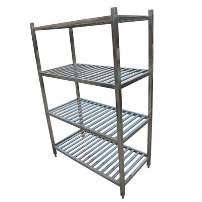 China Suitable Outdoor Factory Sale Promotional Kitchen Stainless Steel Rack Shelf Bathroom For Various Shelves Rack for sale