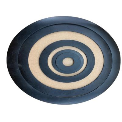 China High Precision Rubber Durable Quality Round Squar Oval Custom Heat Resistant Rubber Mat for sale