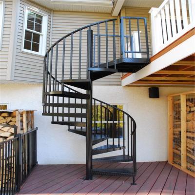 China Modern Style Internal Spiral Stairs Glass Tread And Stem Fencing Spiral Stairs for sale