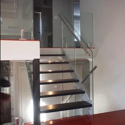 China Contemporary Black Stairs Rented / Apartments Super Cool Stairs With Cheap&Practical And Beautiful Straight Stairs for sale