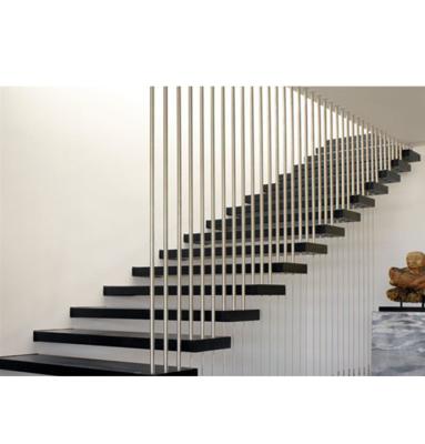 China Modern Australia Standard Internal Structure Support Straight Stairs With Timber Stairs for sale