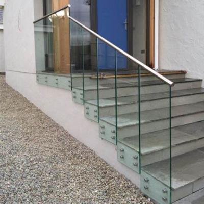 China Contemporary 304 Glass Fence Glass Standoff Railing / Adjustable Balustrade Wall Mounted Glass Standoff for sale