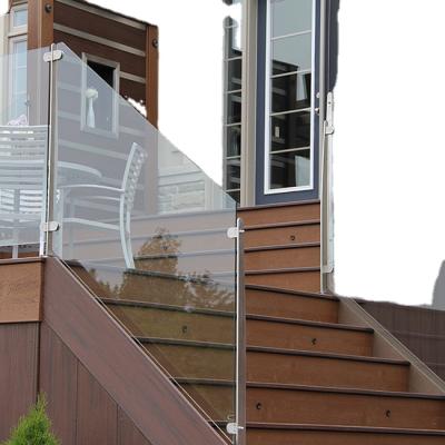 China 2021 Hot Selling U Modern Glass Roof Fence 10% Glass Fence Off Post Glass Balustrade for sale