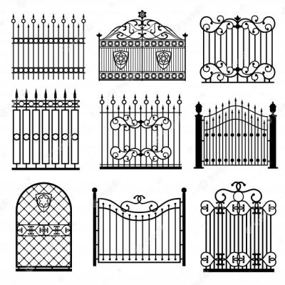 China Traditional Outdoor High Quality Iron Fence for sale