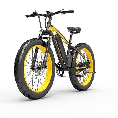 China Aluminum alloy UK EU USA 26 inch mountain bike fat tire electric bike 48v 16ah lithium battery ebike 1000w electric bicycle for sale