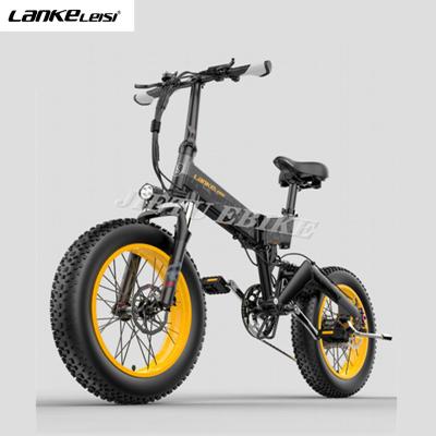 China 7 Speed ​​1000w Electric Snow Bike 48v 14.5ah Lithium Battery Aluminum Ebike Alloy 7 20 Inch Fat Tire Electric Folding Electric Bike for sale