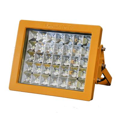 China IP 65 60w 100w 140w 200w Waterproof Explosion Proof Led Division 1 Location Lighting Fixtures Hazardous Flood Lighting for sale