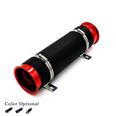 China Cold Air Intake Kit Car Modification Supplies Telescopic Aluminum Expandable Air Intake Pipe 76MM for sale