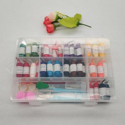 China 2021 Viable High Quality Colorful Amazon Hotsale Embroidery Thread Embroidery Tool Kit For Daily Use for sale