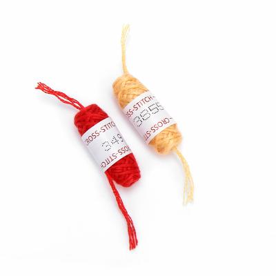 China China Factory Low Price High Temperature Resistant 100% Cotton Yarn Hand Knitting Cross Stitch Embroidery Floss for sale