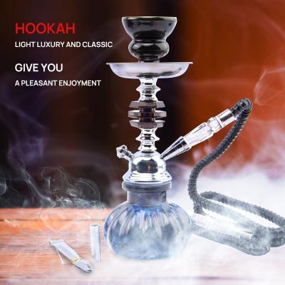 China Unique Smoking Accessories Pumpkin Shape Multicolor Detachable Frosted Glass Shisha Narguile Hookah for sale