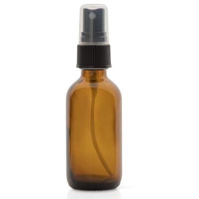 China Personal Care Spray Bottle 60ml 2oz Amber Essential Oil Glass Bottle for sale