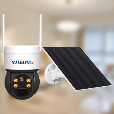 China Da lente solar da luz das estrelas do rádio 3.6mm da câmara de segurança de 3MP Pixels 4G câmera exterior da bateria à venda