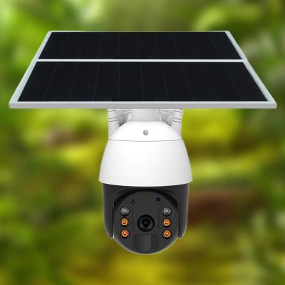 Cina Motion Detection Registrazione continua Telecamera di sicurezza 4G 2MP Solar Sim Card Camera in vendita