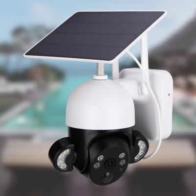 China De Camera van de het Huisveiligheid van WiFi 4K bouwde Sireneip65 Weerbestendige Zonne Aangedreven WiFi Camera in Te koop