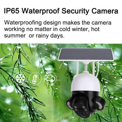 Cina IP65 Impermeabile Solar Floodlight Camera 3MP Solar Wifi Security Camera in vendita