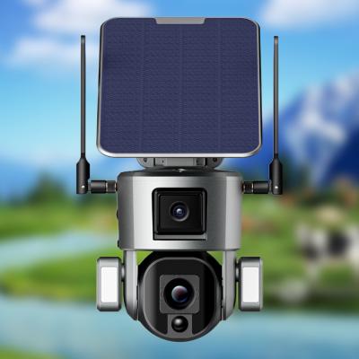 China APLICACIÓN Android IOS Cámara de seguridad 4K con energía solar Zoom óptico Starlight 10x en venta