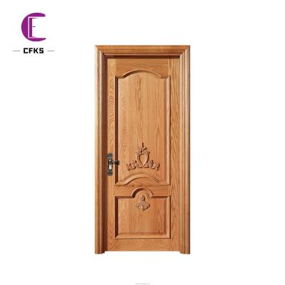 China Waterproof Two Year Warranty Modern Selling Used Security Open Solid Wood White Exterior Wooden Doors for sale