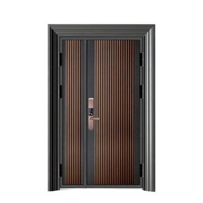 China Customized Modern Bedroom Steel Apartment Door Security Entry Door Steel Door for sale