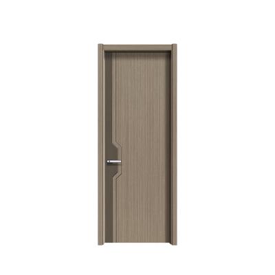 China Modern carbon crystal wood door for guest room hotel room compound paintless carbon crystal wood door for sale