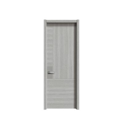 China Direct Sales Modern Room Factory Door Hotel Carbon Solid Wood Crystal Wooden Door for sale