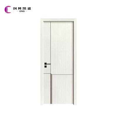 China New Design Modern Economical Carbon Crystal Door Waterproof Composite Wooden Door For Office for sale