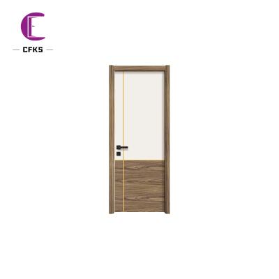 China China Latest Modern Design Waterproof Doors Waterproof Modern Interior Plywood Room MDF Wooden Door for sale