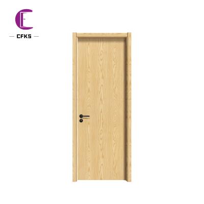 China Latest Design Waterproof Wood Door WPC Interior Waterproof Door Panel ABS/PVC/WPC Door for sale