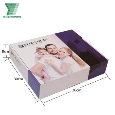 China Recycled Materials Factory Cheap Printed Paper Cardboard Corrugated Shipping Boxes For Storage for sale