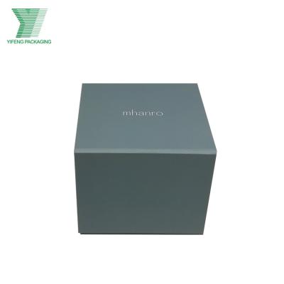 China Custom Square Blue Jewelry Stain Ring Bracelet Packaging Jewelry Gift Special Paper Box Goods Set With Ribbon Cheap Wholesale Elegant for sale