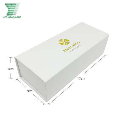 China Luxury Gold Perfume Logo Paper Cardboard Eco-friendly Wholesale White Custom Box Magnetic Paper Gift Box With Magnet for sale