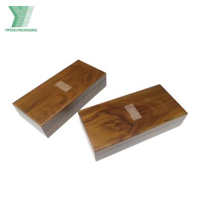 China Creative Old China Wooden Boxes Home Crafts And Gifts Tray Craft 6x6 Wooden Gift Box Packaging for sale