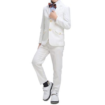 China Newest Design Formal Kids 3 Piece Suit Boys Fashion White Coat Wedding Kids Dress Boy Suit From China for sale