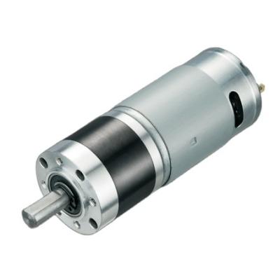 China Drip Proof 36mm Plus DC 555 Permanent Magnet Planetary Gearbox Motor for sale