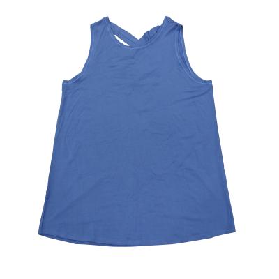 China European and American T-shirt Amazon border breathable fitness running blouse yoga loose sleeveless sports vest female for sale