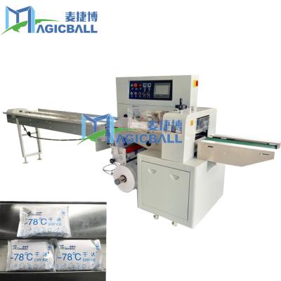 China Automatic Food Magicball Dry Ice Slices Material Packing Machine Filling Packaging Machine For Cube for sale